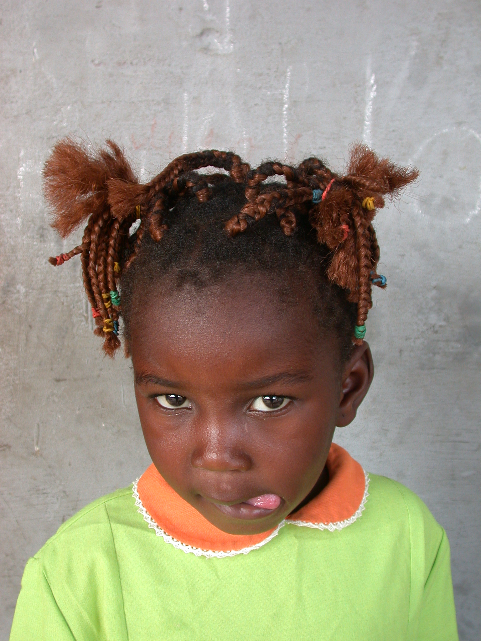Congo Brazzaville, antenna hairdress, 2005
